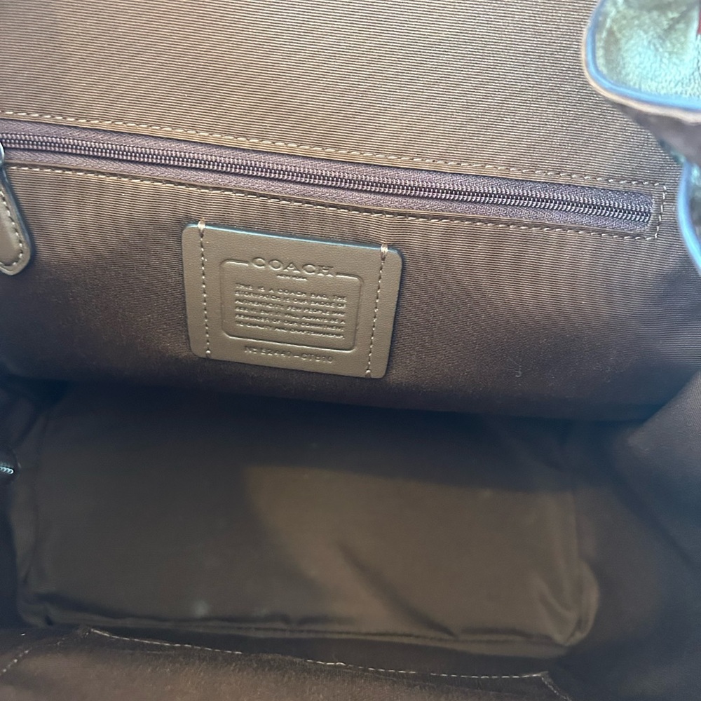 Authentic Coach Brown Monogram Backpack - image 5